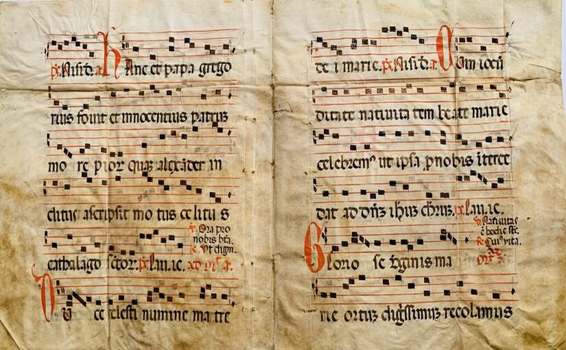 2 Pergamena musicale - Archivio di Stato di Catanzaro, una macchina del tempo per scrutare la storia calabrese - 15 2 Pergamena musicale - Meraviglie di Calabria - 14