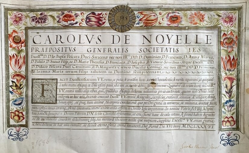 4 Pergamena n. 152 Famiglia Pescara 825x510 1 - Archivio di Stato di Catanzaro, una macchina del tempo per scrutare la storia calabrese - 13 4 Pergamena n. 152 Famiglia Pescara 825x510 1 - Meraviglie di Calabria - 12