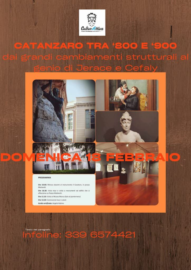 A Catanzaro una visita guidata con focus sulle opere di Jerace e Cefaly custodite allinterno del Museo Marca 18 Febbraio 2024 - Meraviglie di Calabria - 365