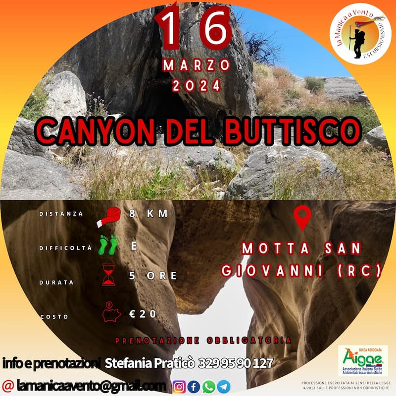 Escursione Canyon del Buttisco 16 Marzo 2024 Motta San Giovanni - Meraviglie di Calabria - 259