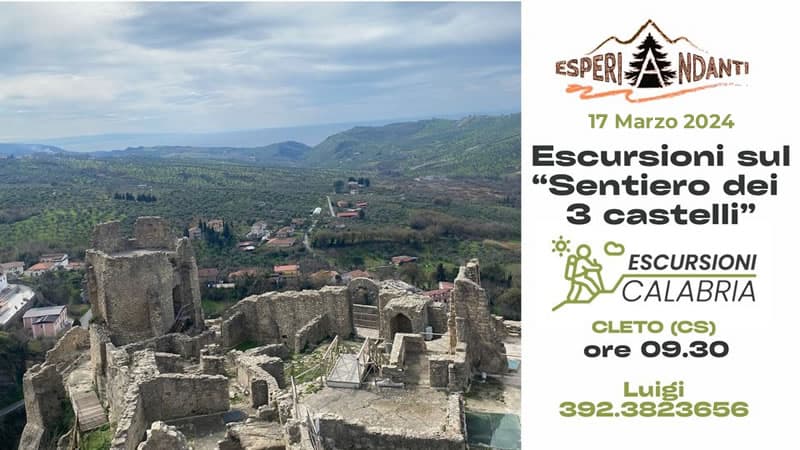 Il Sentiero dei tre Castelli 17 Marzo 2024 Cleto - Meraviglie di Calabria - 281