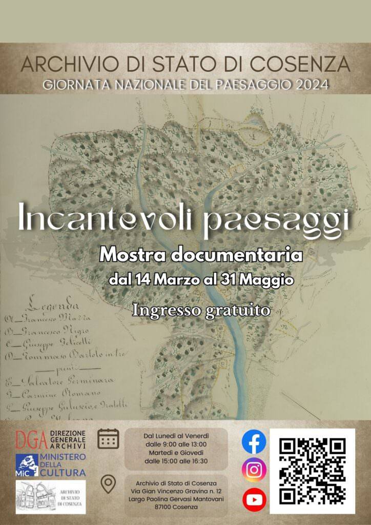 LocandinaMostra 1 - La storia del territorio cosentino in mostra all’Archivio di Stato - 5 LocandinaMostra 1 - Meraviglie di Calabria - 4