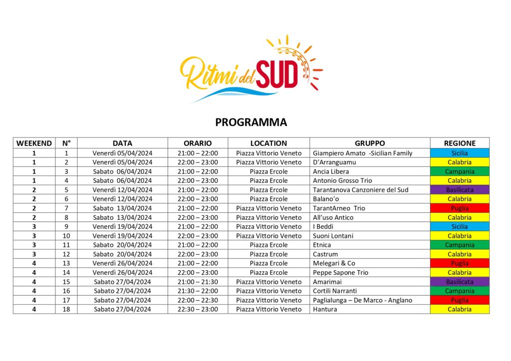 TROPEA RITMIDELSUD 2 - Tropea inserita nei “Ritmi del Sud”: ad aprile l’evento - 5 TROPEA RITMIDELSUD 2 - Meraviglie di Calabria - 4