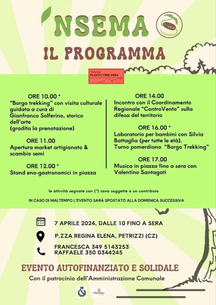 Nsema 7 Aprile 2024 Petrizzi - Gli appuntamenti del weekend in Calabria - 23 Nsema 7 Aprile 2024 Petrizzi - Meraviglie di Calabria - 22