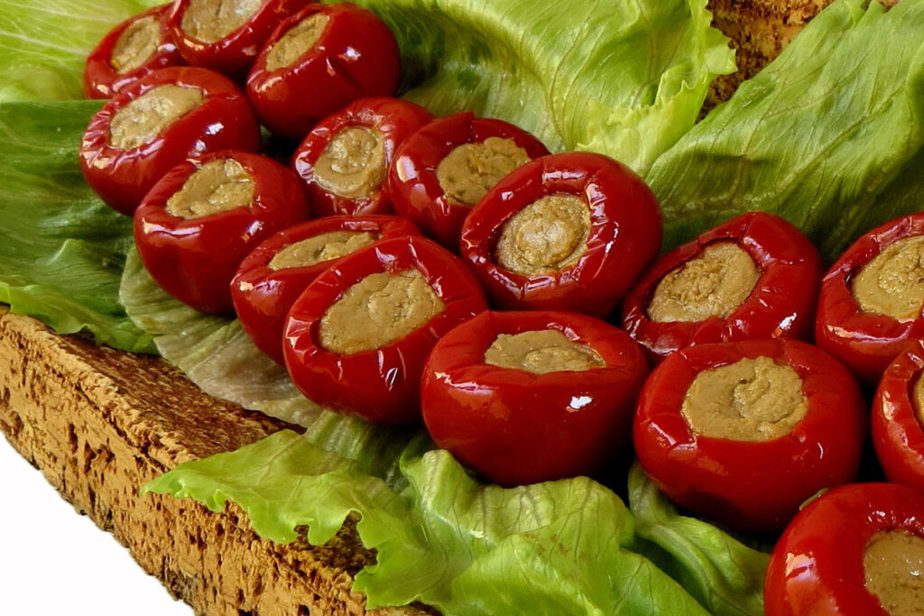 Peperoni tondi ripieni sottolio alla calabrese - Meraviglie di Calabria - 2