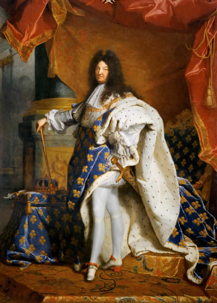 Portrait of Louis XIV of France in Coronation Robes by Hyacinthe Rigaud Louvre Museum - Meraviglie di Calabria - 127