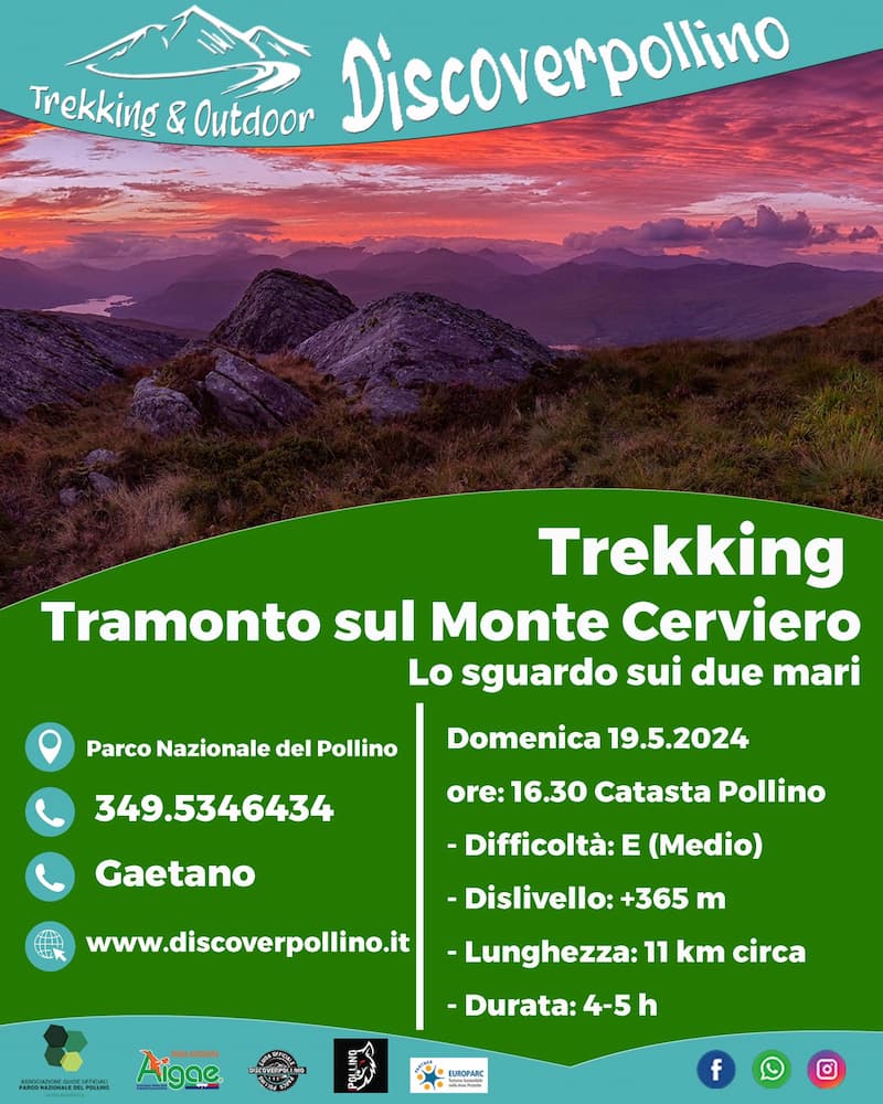 Trekking al Tramonto sul Monte Cerviero 19 Maggio 2024 - Gli appuntamenti del weekend in Calabria - 19 Trekking al Tramonto sul Monte Cerviero 19 Maggio 2024 - Meraviglie di Calabria - 18