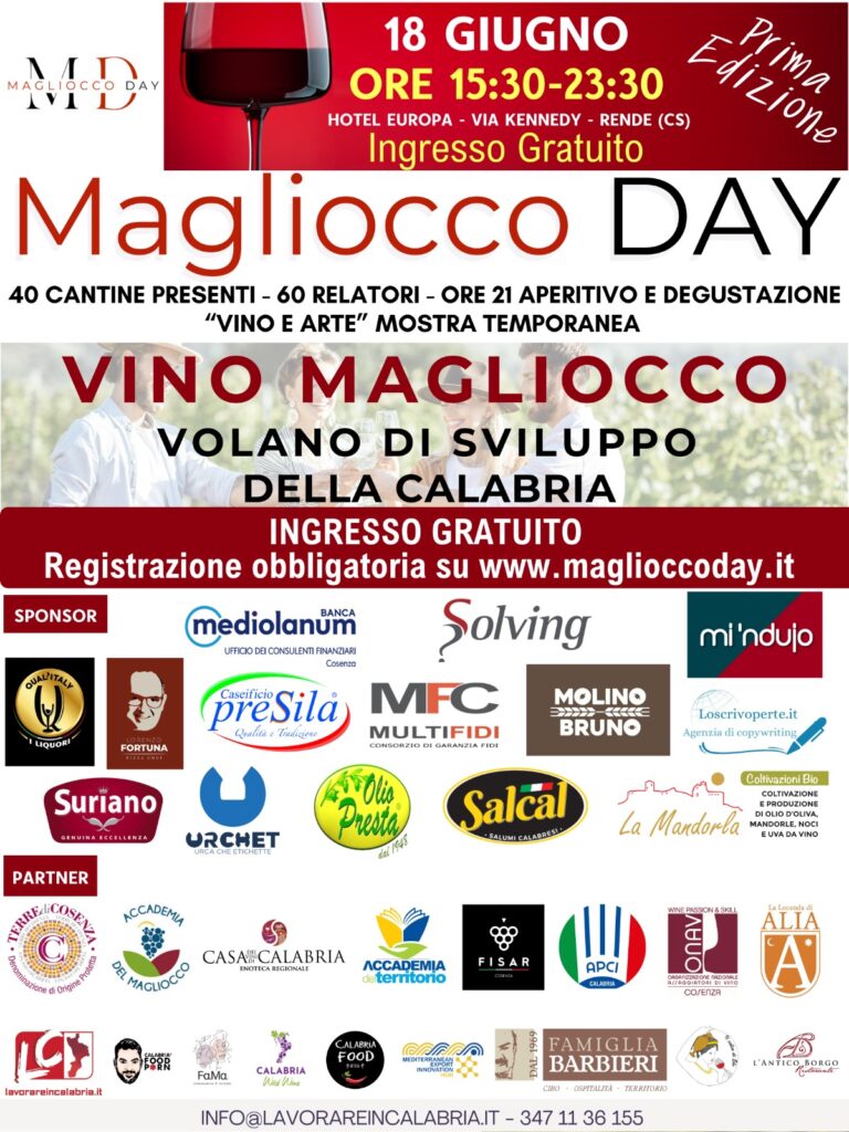 LOCANDINA MD - Magliocco Day 2024: l'evento tra vino, gastronomia e sostenibilità - 3 LOCANDINA MD - Meraviglie di Calabria - 2