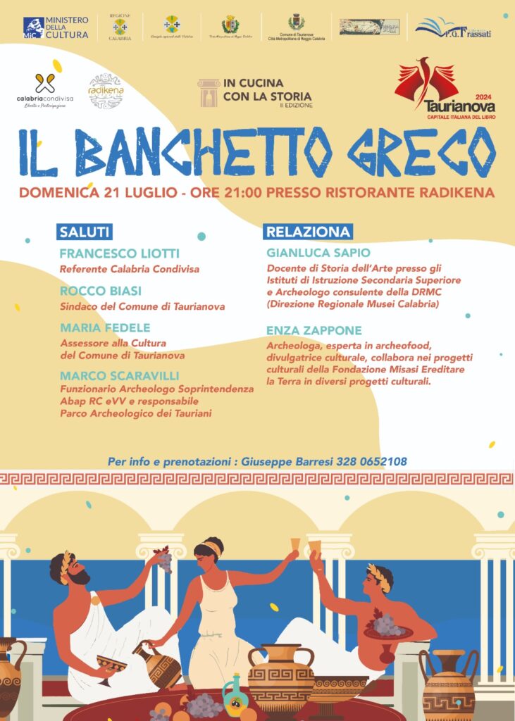 21 luglio banchetto greco - In cucina con la storia: a Taurianova il banchetto greco - 3 21 luglio banchetto greco - Meraviglie di Calabria - 2