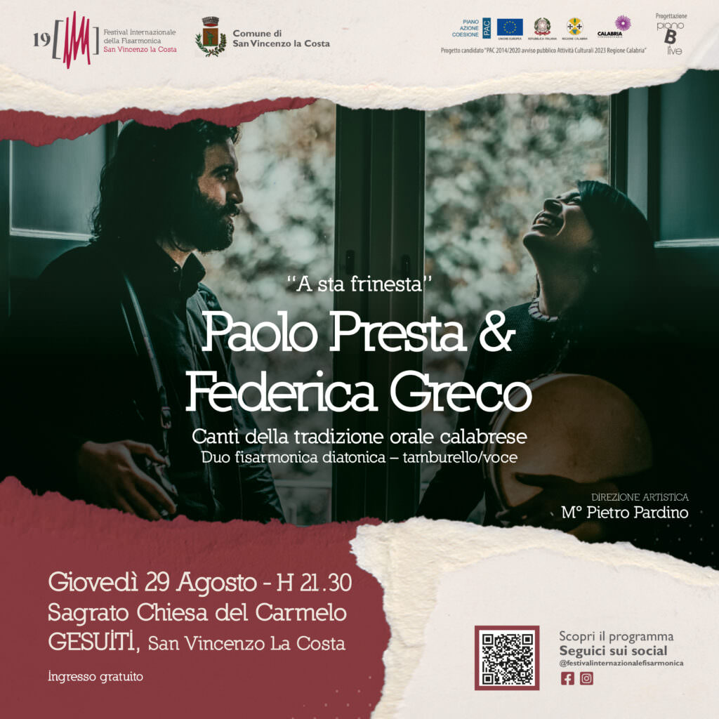 PrestaGreco - XIX Festival Internazionale della Fisarmonica di San Vincenzo La Costa - 3 PrestaGreco - Meraviglie di Calabria - 2