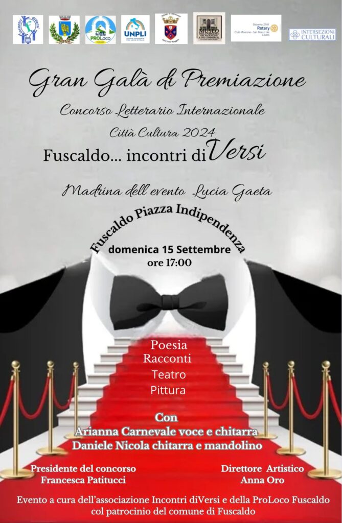 Concorso Fuscaldo - "Fuscaldo… incontri diVersi - Città Cultura 2024" premia poeti, autori e artisti - 5 Concorso Fuscaldo - Meraviglie di Calabria - 4