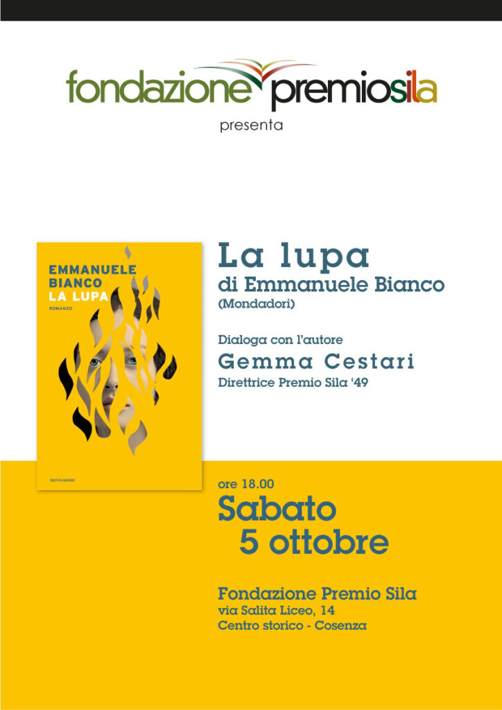 Premio sila 5 ottobre - Libri, Premio Sila ospita "La Lupa" di Emmanuele Bianco - 3 Premio sila 5 ottobre - Meraviglie di Calabria - 2