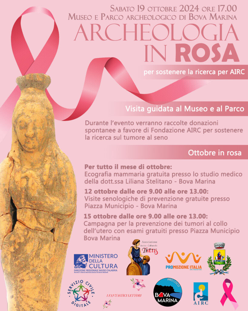 prevenzione 19ottobre social - Bova Marina, "Archeologia in rosa" contro il cancro al seno - 3 prevenzione 19ottobre social - Meraviglie di Calabria - 2