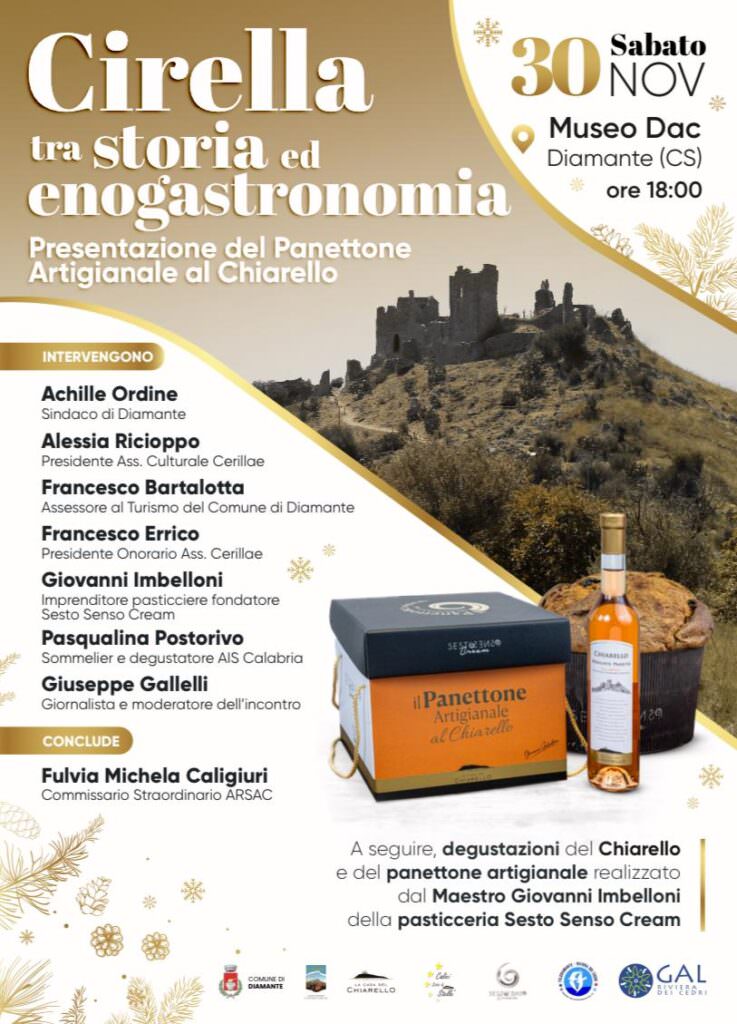 Cerillae - Il raro Moscato Chiarello dà profumo a un nuovo panettone - 3 Cerillae - Meraviglie di Calabria - 2