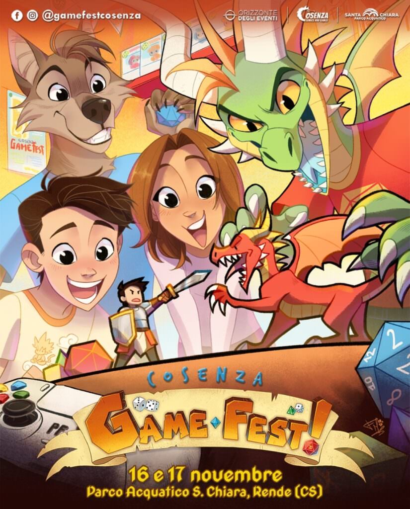 Locandina Cosenza Game Fest - Meraviglie di Calabria - 27
