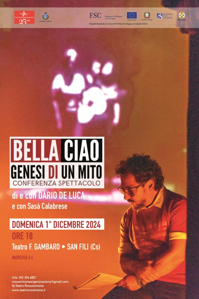 loc. Bella Ciao S. Fili 1 - "Bella ciao" di Dario De Luca in scena al Teatro Gambaro di San Fili - 3 loc. Bella Ciao S. Fili 1 - Meraviglie di Calabria - 2