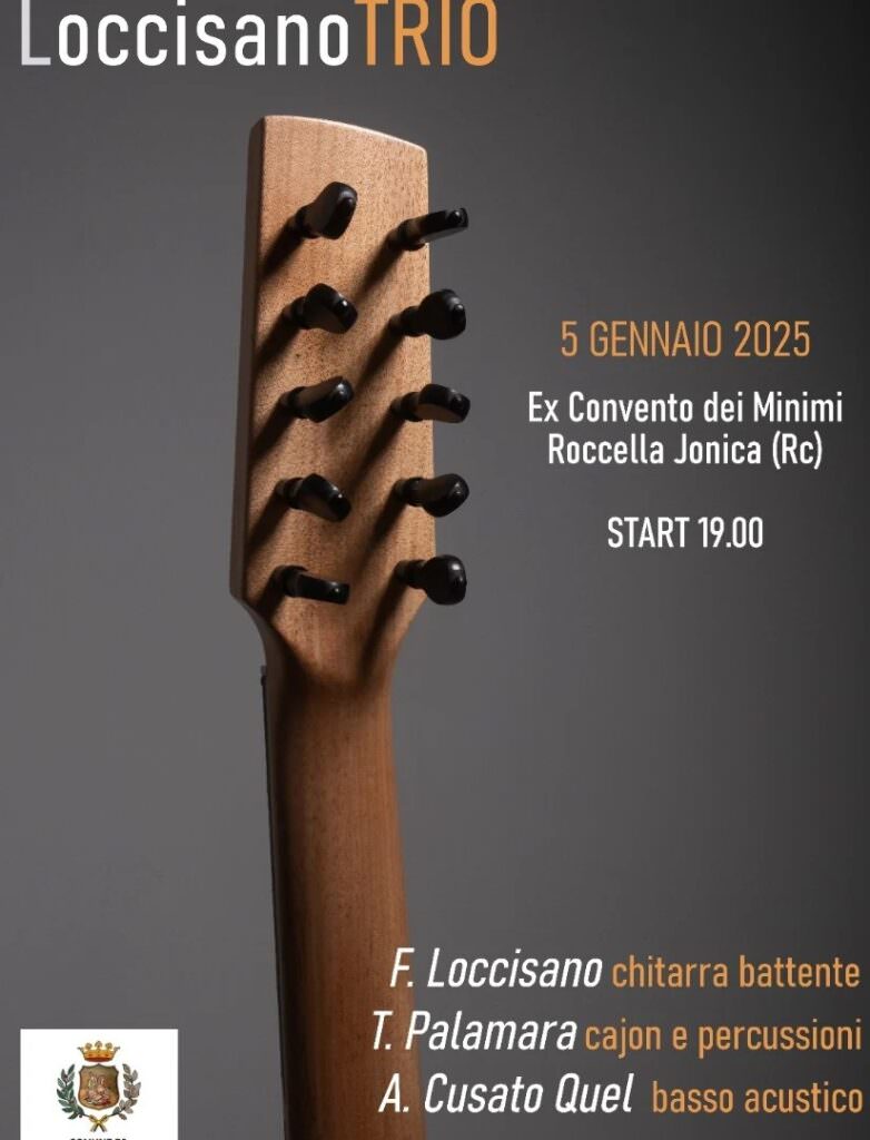 LoccisanoTRIO locandina - A suon di chitarra battente, a Roccella arriva il LoccisanoTRIO - 5 LoccisanoTRIO locandina - Meraviglie di Calabria - 4