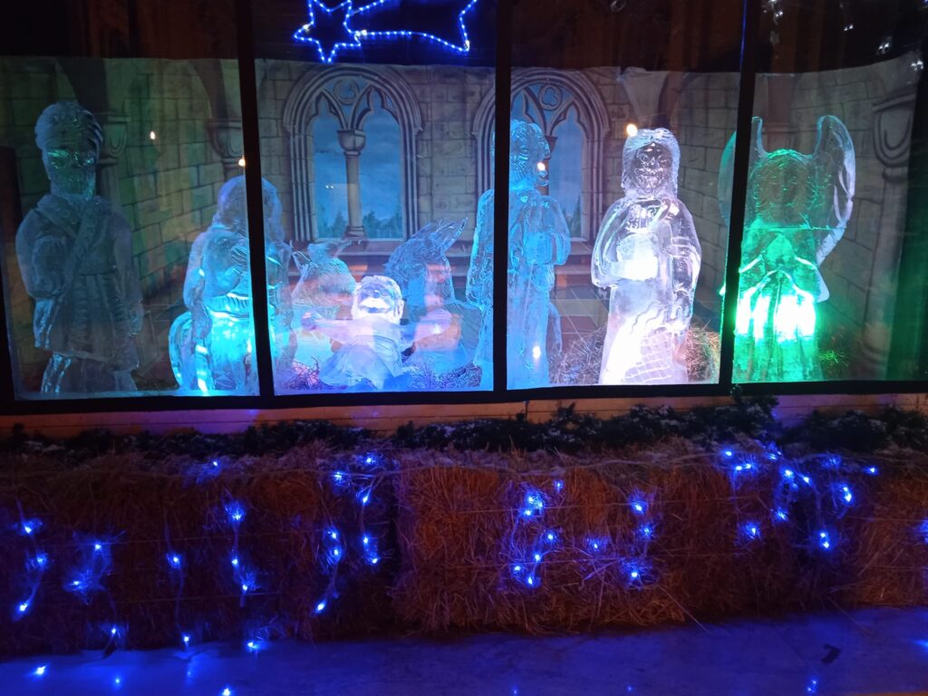 Presepe di ghiaccio Taurianova - Taurianova: la Madonna, il Presepe e l'effimera bellezza di sale e ghiaccio - 5 Presepe di ghiaccio Taurianova - Meraviglie di Calabria - 4