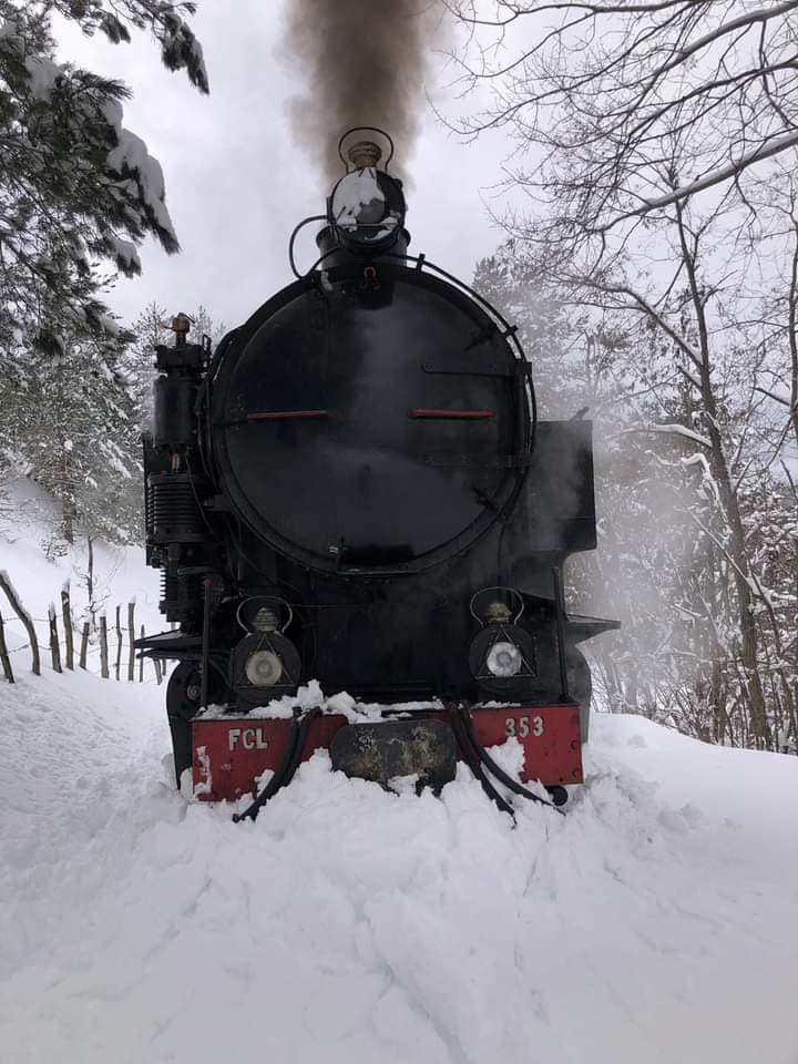 treno sila locomotiva neve 2 1 - Innamorati della Sila, il viaggio lento su un vecchio treno a vapore - 27 treno sila locomotiva neve 2 1 - Meraviglie di Calabria - 26