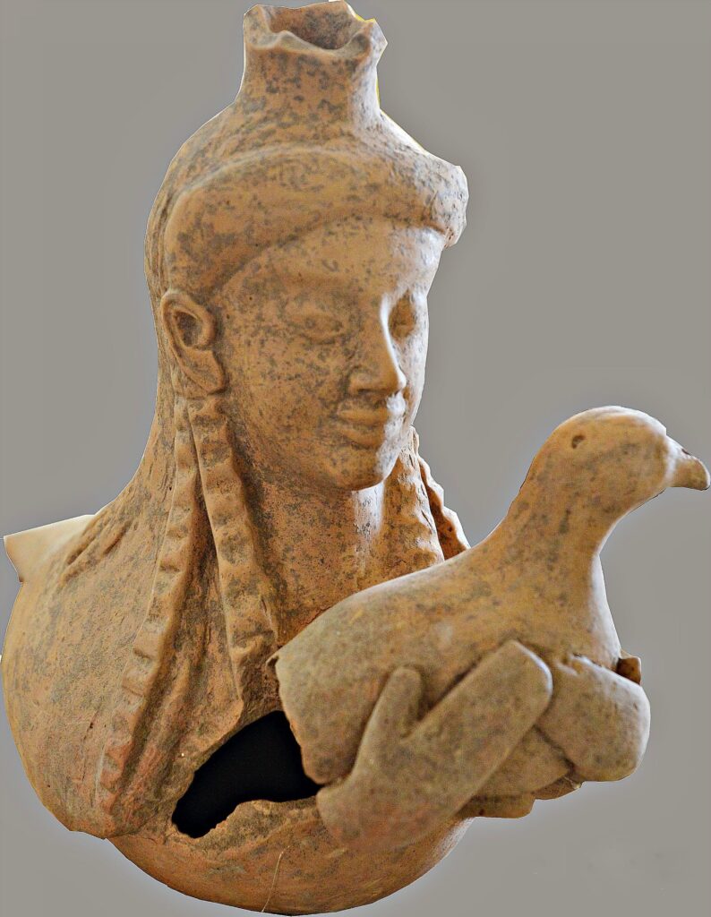 Museo archeologico Vibo Valentia Sirenache regge una colomba VI sec. aC - Vibo Valentia, la rara bellezza del Museo Archeologico Vito Capialbi - 33 Museo archeologico Vibo Valentia Sirenache regge una colomba VI sec. aC - Meraviglie di Calabria - 32