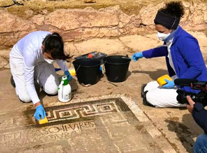 Parco archeologico capo colonna Mosaico dei delfini 1 - Archeologia, a Napoli il modello dei Parchi di Crotone e Sibari - 3 Parco archeologico capo colonna Mosaico dei delfini 1 - Meraviglie di Calabria - 2