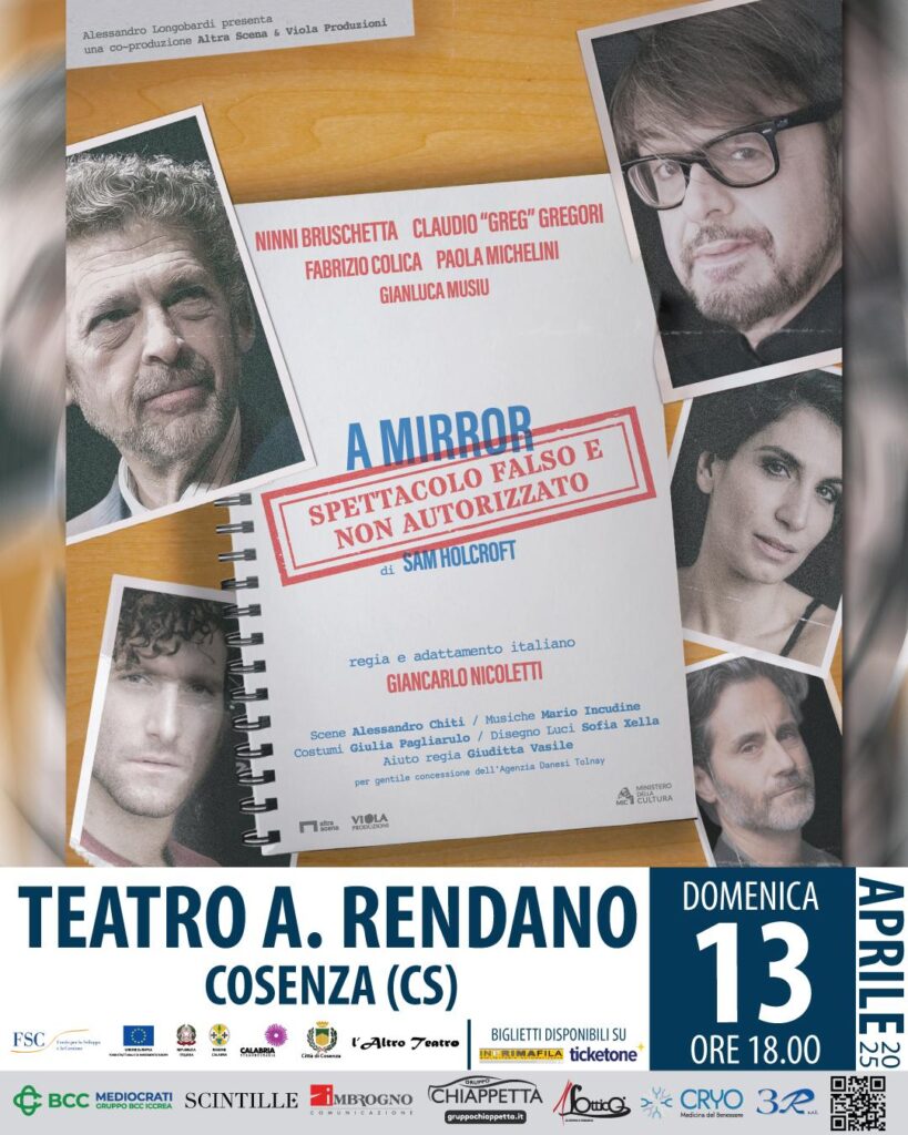 A Mirror Cosenza - Teatro, al Rendano “A Mirror” e doppio show per Casa Esposito - 3 A Mirror Cosenza - Meraviglie di Calabria - 2