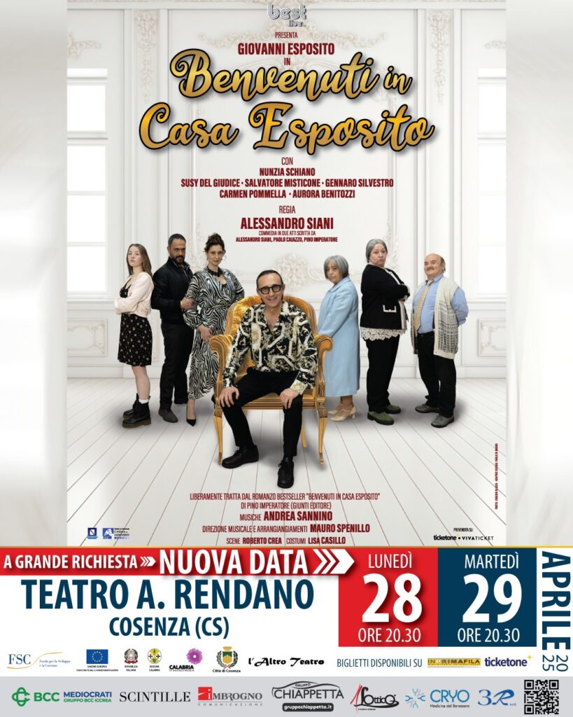 Benvenuti in casa Esposito - Teatro, al Rendano “A Mirror” e doppio show per Casa Esposito - 5 Benvenuti in casa Esposito - Meraviglie di Calabria - 4