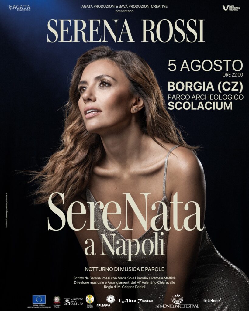 Serena Rossi 5 agosto a Borgia - Serena Rossi sul palco Scolacium con 'SereNata a Napoli' - 3 Serena Rossi 5 agosto a Borgia - Meraviglie di Calabria - 2