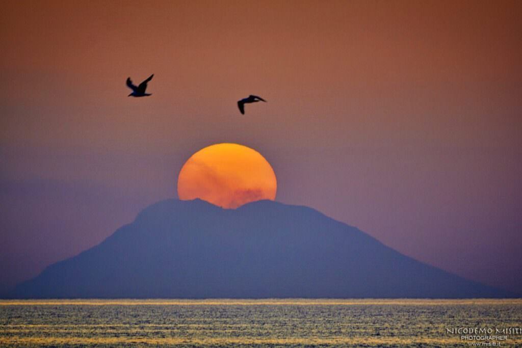 Tramonto sullo Stromboli Mare Ph Nicodemo Misiti - Meraviglie di Calabria - 22