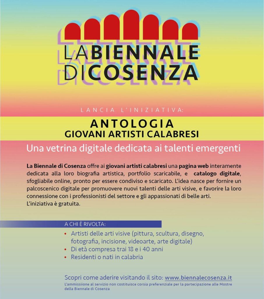 biennale di cosenza 3 - Biennale di Cosenza, una vetrina digitale per i giovani artisti calabresi - 3 biennale di cosenza 3 - Meraviglie di Calabria - 2