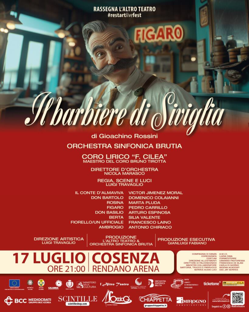 Il Barbiere di Siviglia 17 luglio - Lirica sotto le stelle, a Cosenza torna Il barbiere di Siviglia - 3 Il Barbiere di Siviglia 17 luglio - Meraviglie di Calabria - 2