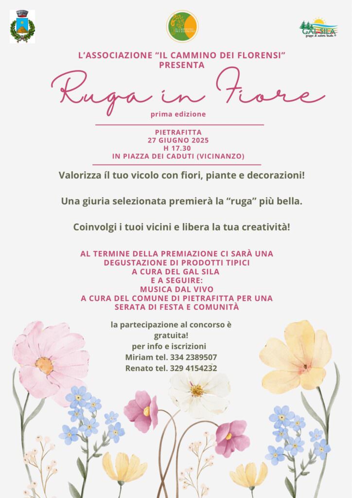 Petrafitta locandian - Ruga in Fiore, borgo di Pietrafitta si veste di colori - 3 Petrafitta locandian - Meraviglie di Calabria - 2