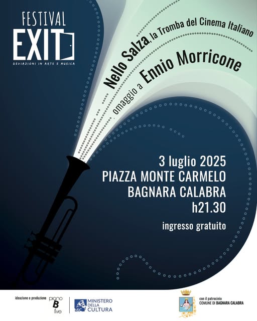 locandina Nello Salza - Festival EXIT, a Bagnara l'omaggio a Morricone sulle note di Nello Salza - 9 locandina Nello Salza - Meraviglie di Calabria - 8
