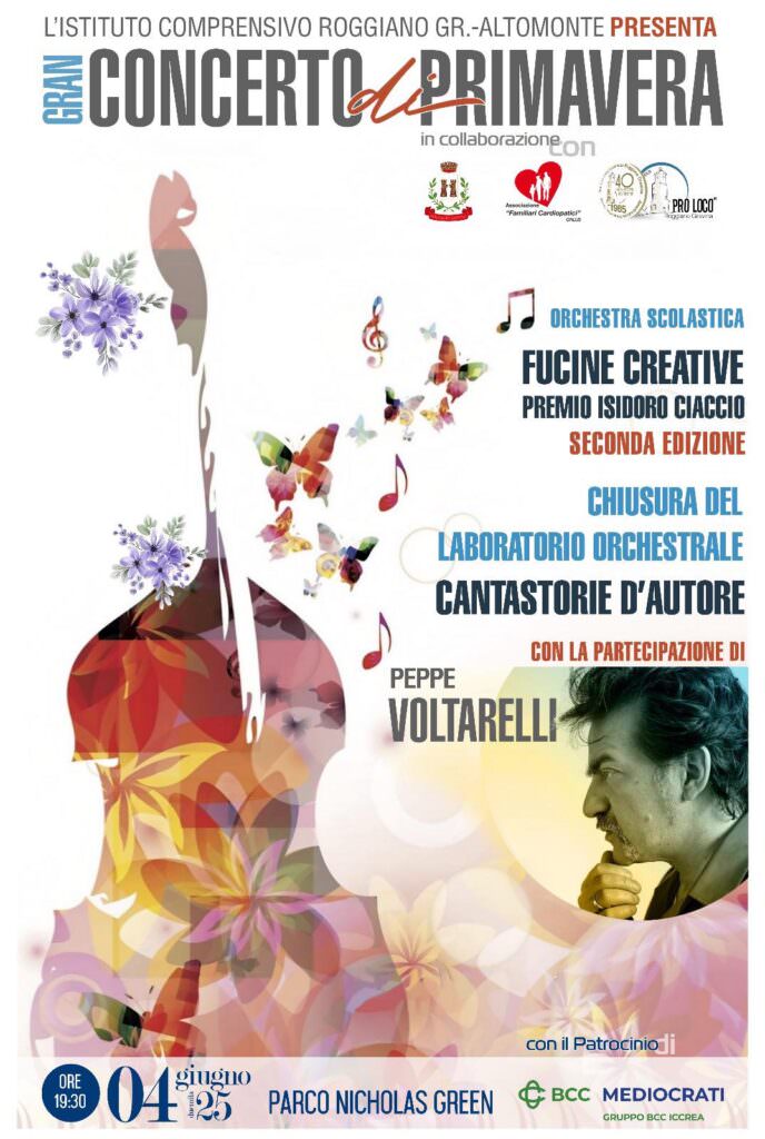 locandina Voltarelli Roggiano - Peppe Voltarelli, variazioni in maggiore di un anno straordinario - 5 locandina Voltarelli Roggiano - Meraviglie di Calabria - 4