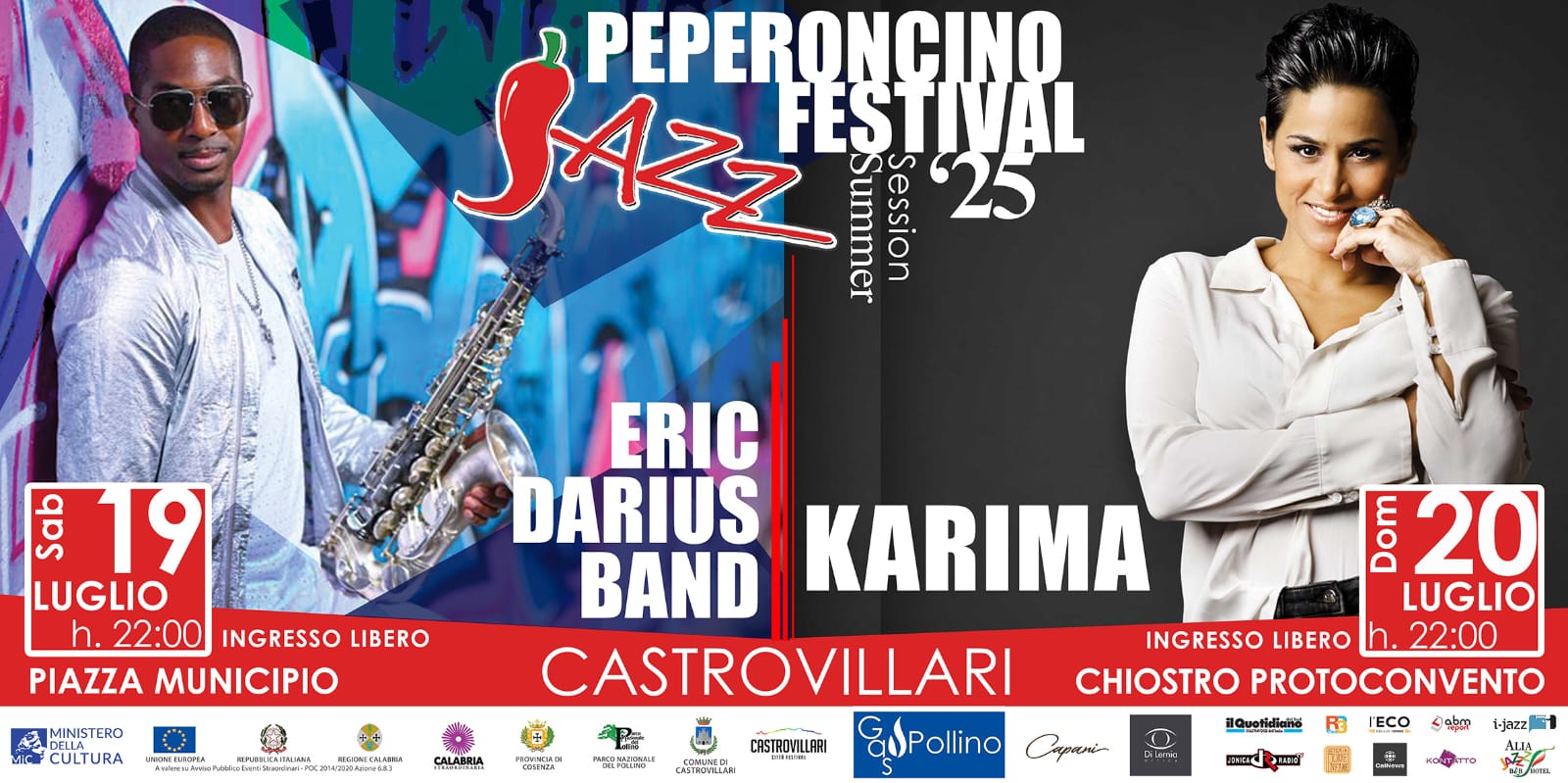 ERIC DARIUS KARIMA - Peperoncino Jazz Festival, si parte stasera con Eric Darius a Castrovillari - 5 ERIC DARIUS KARIMA - Meraviglie di Calabria - 4