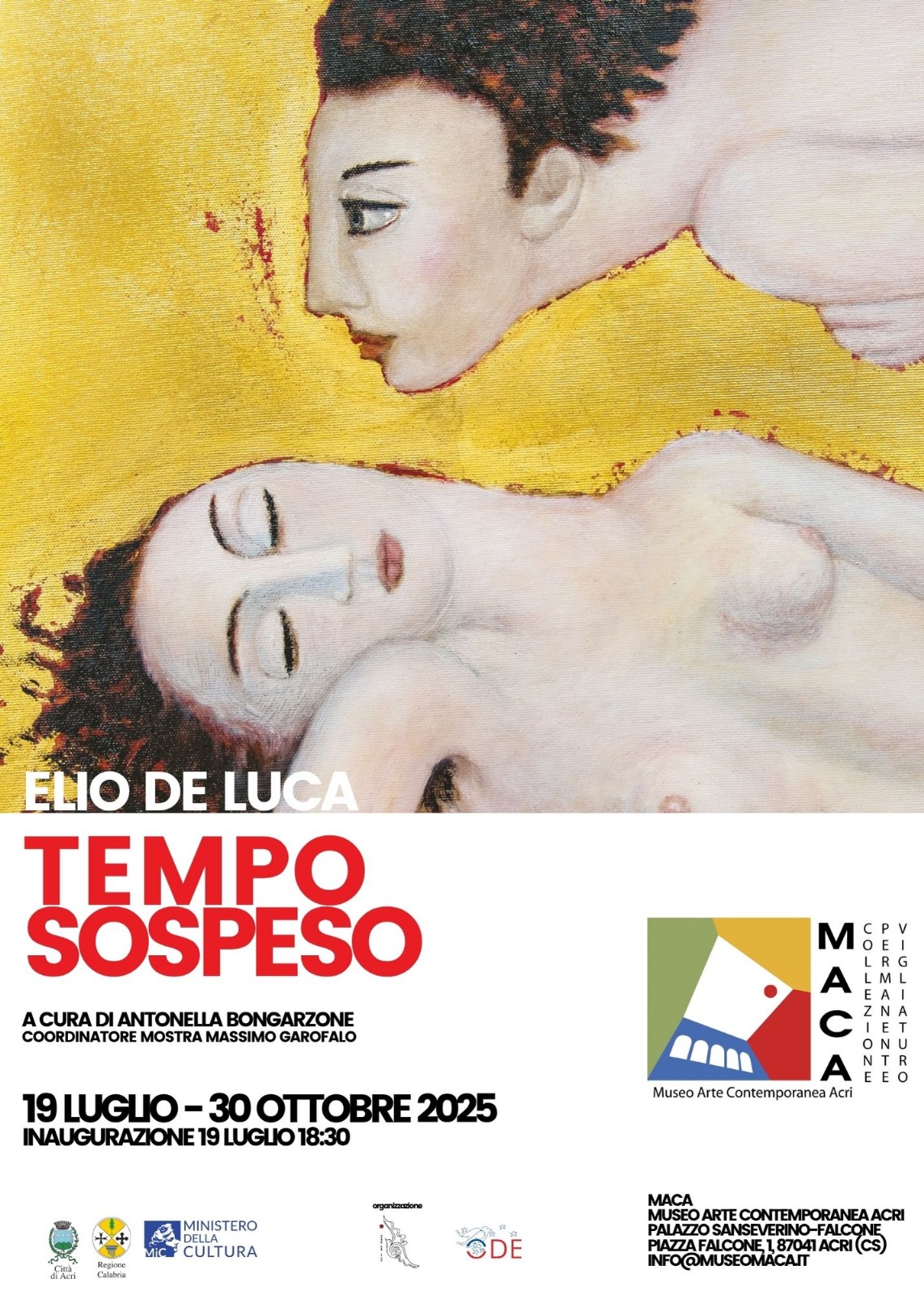 INVITO Elio De Luca - “Tempo sospeso”, la mostra di Elio De Luca al MACA di Acri - 3 INVITO Elio De Luca - Meraviglie di Calabria - 2