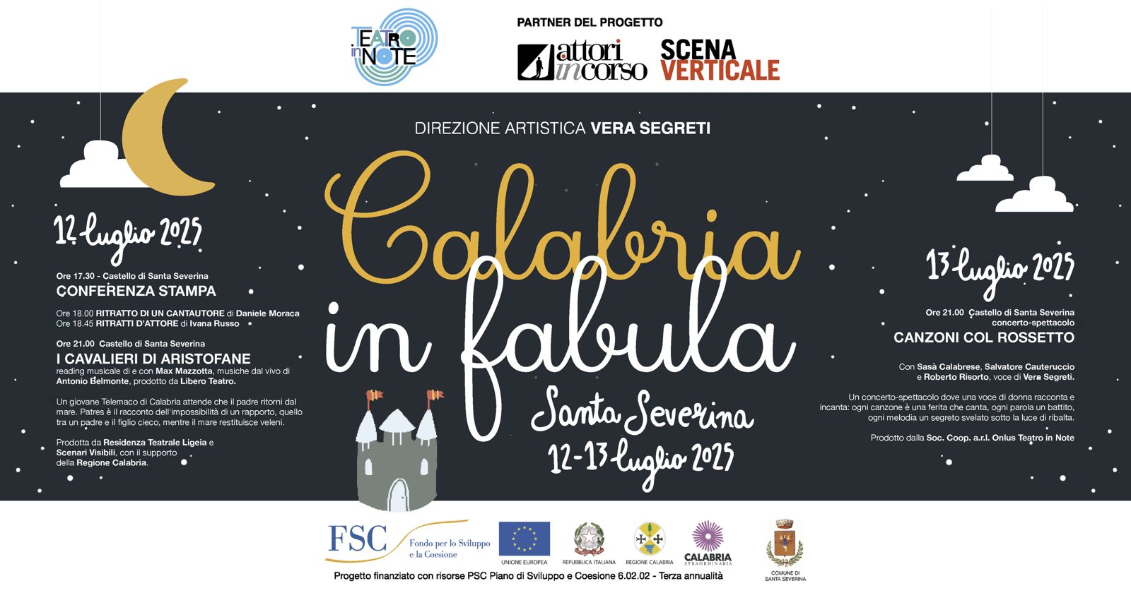 Locandina Santa Severina Calabria in Fabula - Meraviglie di Calabria - 17