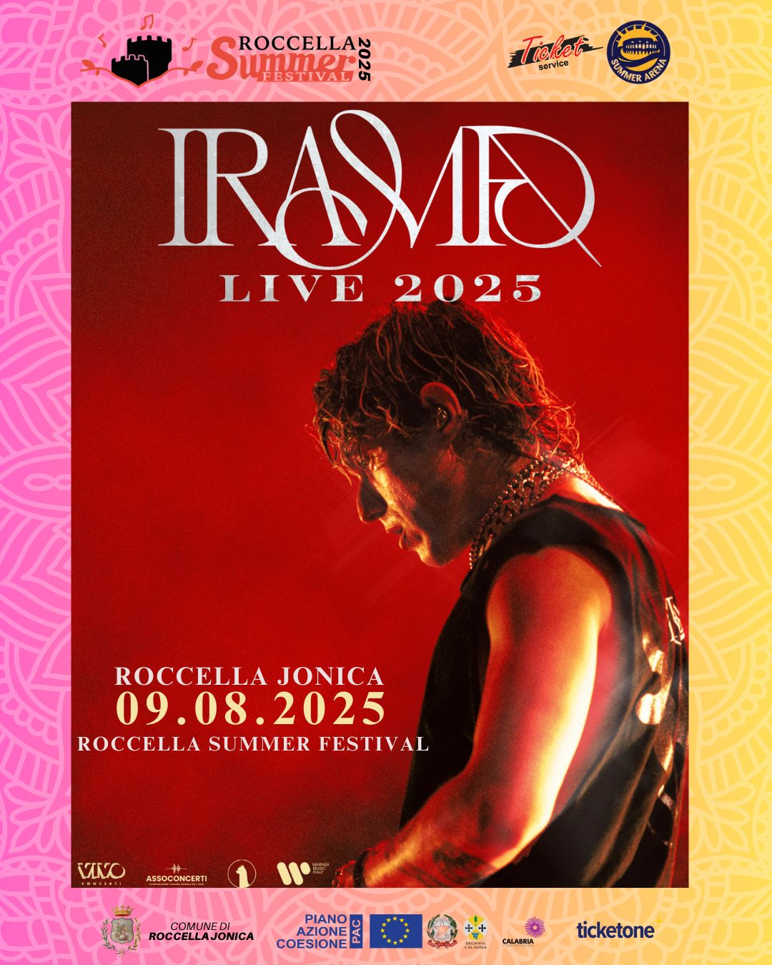 Locandina irama - Roccella Summer Festival, il 9 agosto arriva Irama con il suo nuovo tour - 3 Locandina irama - Meraviglie di Calabria - 2