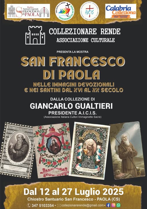 Locandina mostra san francesco di Paola - Paola, al Santuario la mostra di immaginette rare di San Francesco - 5 Locandina mostra san francesco di Paola - Meraviglie di Calabria - 4