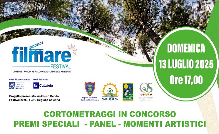 locandina Filmare 2025 - Tutela ambientale e cinema, il Parco della Sila al Filmare Festival 2025 - 3 locandina Filmare 2025 - Meraviglie di Calabria - 2