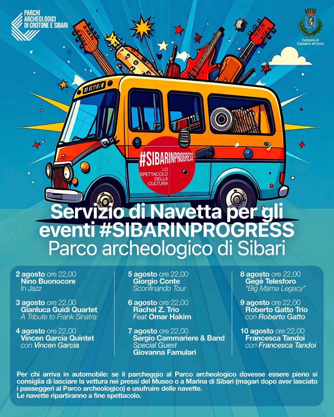 locandina navetta parco sibari - Meraviglie di Calabria - 11