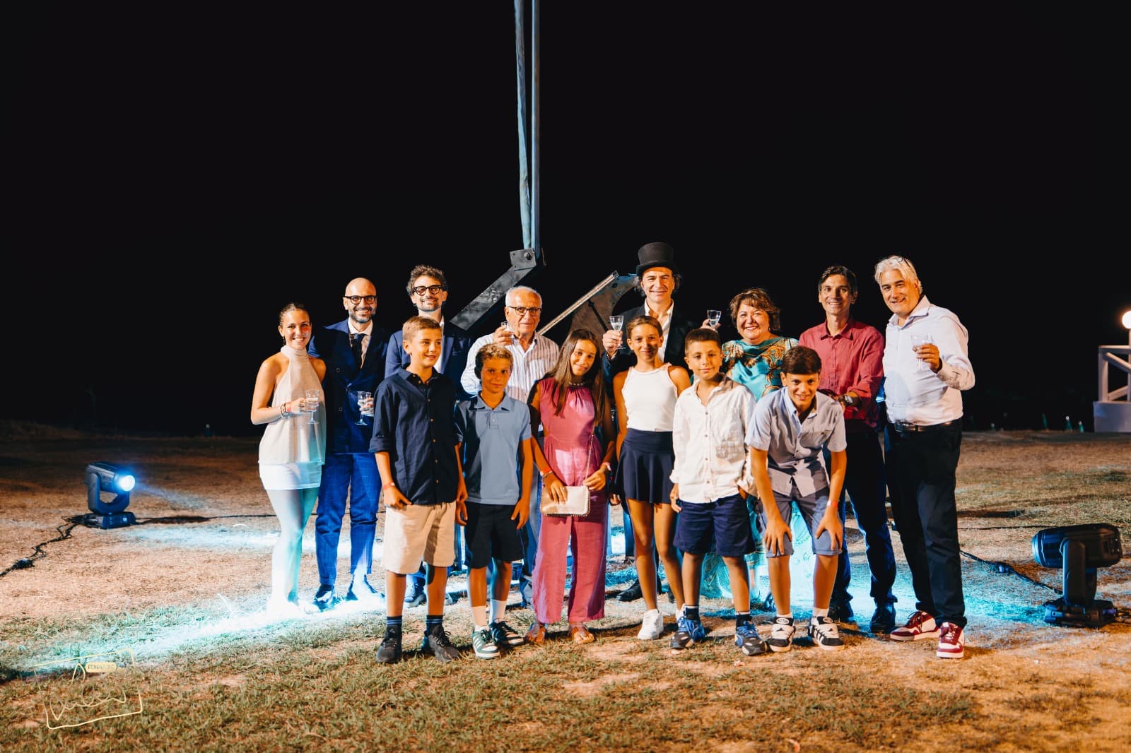 Fondazione Lilli brindisi con ospiti e nuova generazione famiglia Funaro - Meraviglie di Calabria - 17