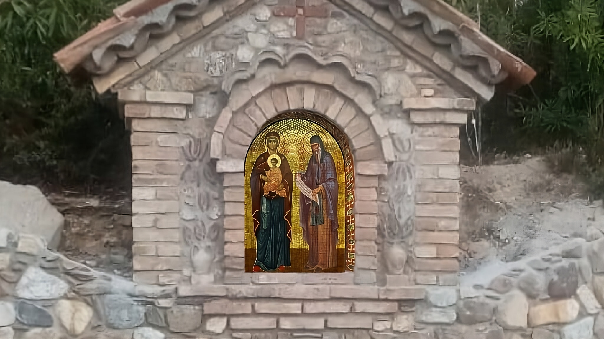 Galliciano nuovo mosaico a - Gallicianò, un mosaico dedicato a Nicopeia e San Gerasimo - 3 Galliciano nuovo mosaico a - Meraviglie di Calabria - 2