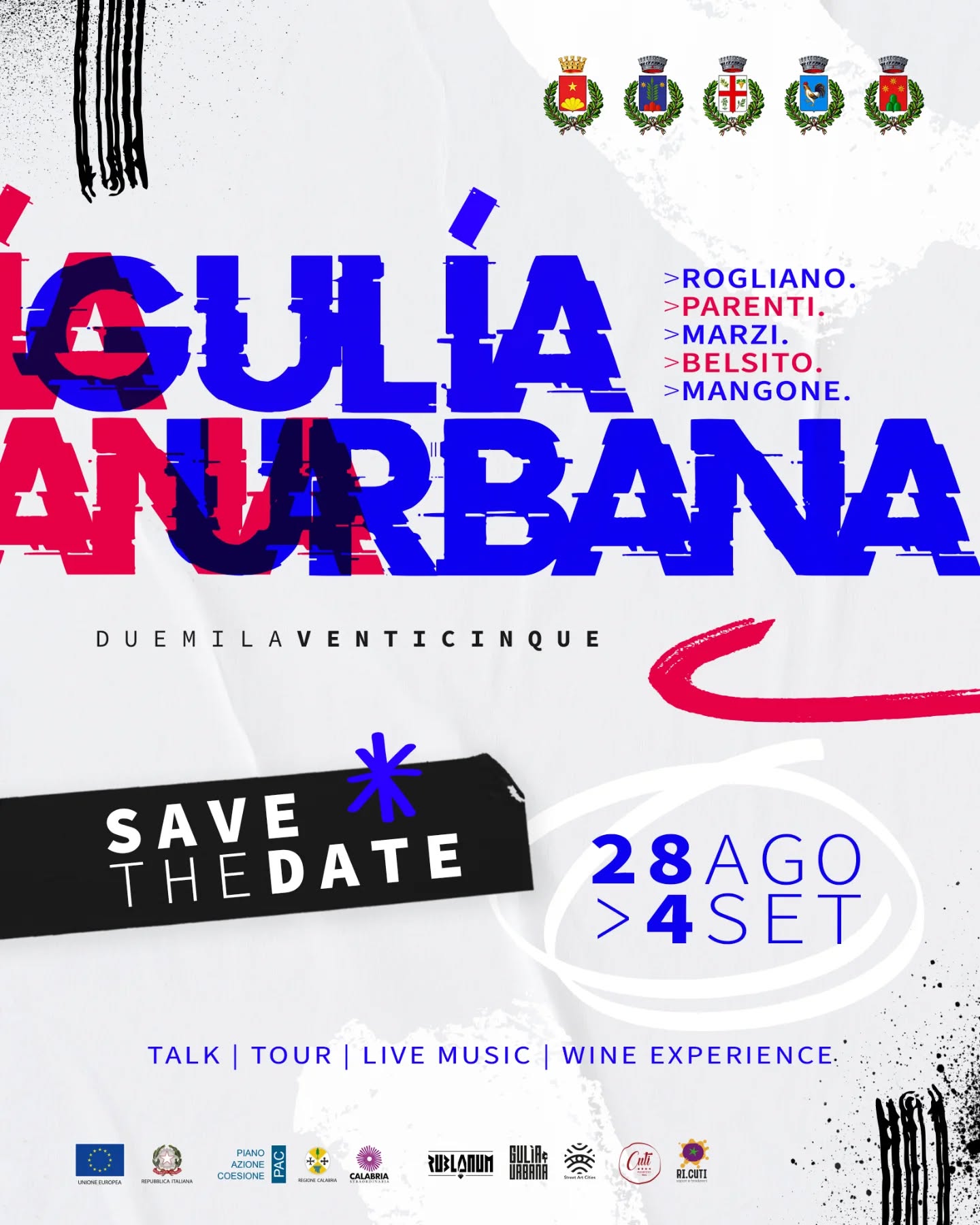 Gulia urbana locandina - Gulìa Urbana 2025, nel cuore del Savuto i colori degli street artists - 3 Gulia urbana locandina - Meraviglie di Calabria - 2
