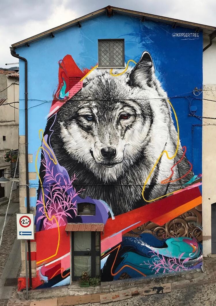 Gulia urbana mangone KRASER - Gulìa Urbana 2025, nel cuore del Savuto i colori degli street artists - 5 Gulia urbana mangone KRASER - Meraviglie di Calabria - 4
