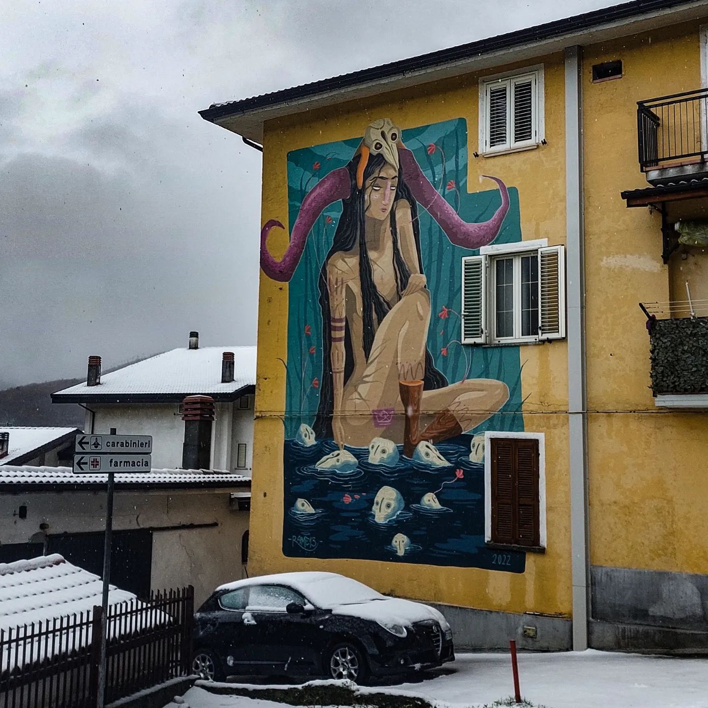 Gulia urbana parenti RAME 13 - Gulìa Urbana 2025, nel cuore del Savuto i colori degli street artists - 7 Gulia urbana parenti RAME 13 - Meraviglie di Calabria - 6