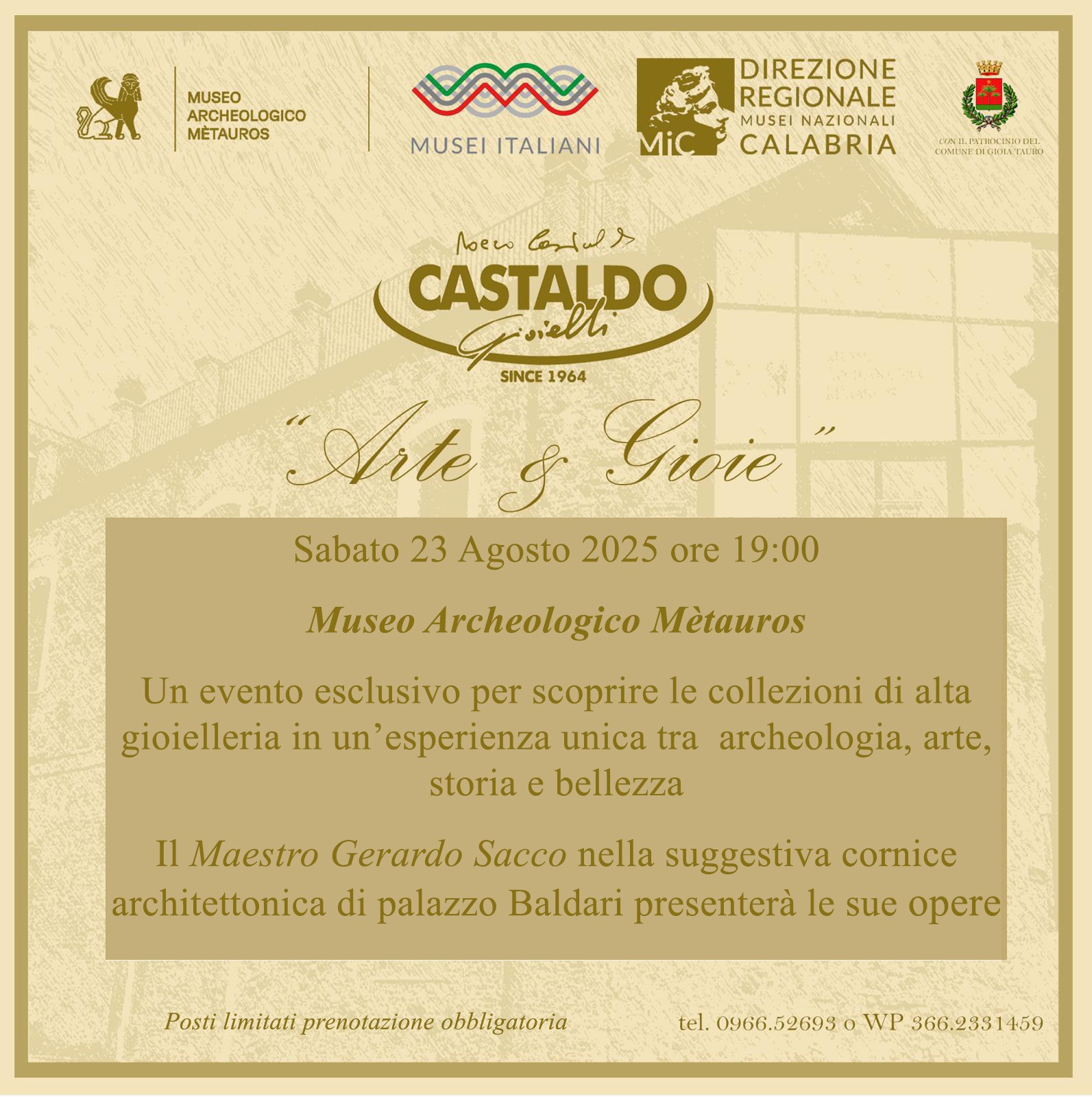 Locandina Arte e Gioie - Meraviglie di Calabria - 3