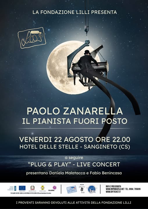 Locandina concerto Paolo Zanarella fondazione Lilli 2025 - Meraviglie di Calabria - 79