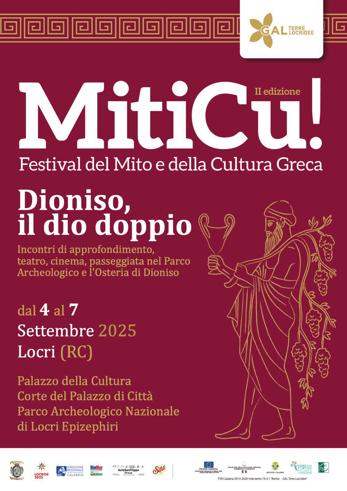 Locri MitiCu - Dioniso guest star di MitiCu! Festival del Mito e della Cultura greca - 3 Locri MitiCu - Meraviglie di Calabria - 2