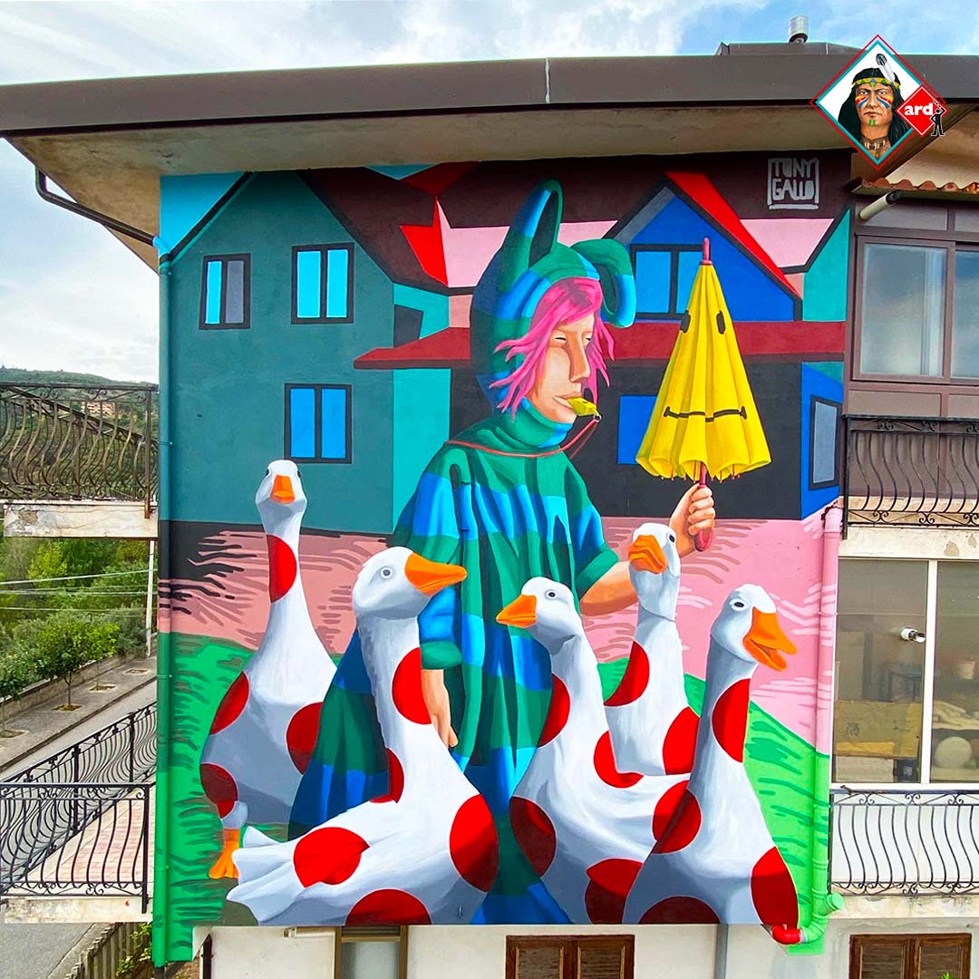 Luce Fest Tony Gallo 3 - Luce Fest, a San Pietro di Magisano torna la street art internazionale - 17 Luce Fest Tony Gallo 3 - Meraviglie di Calabria - 16